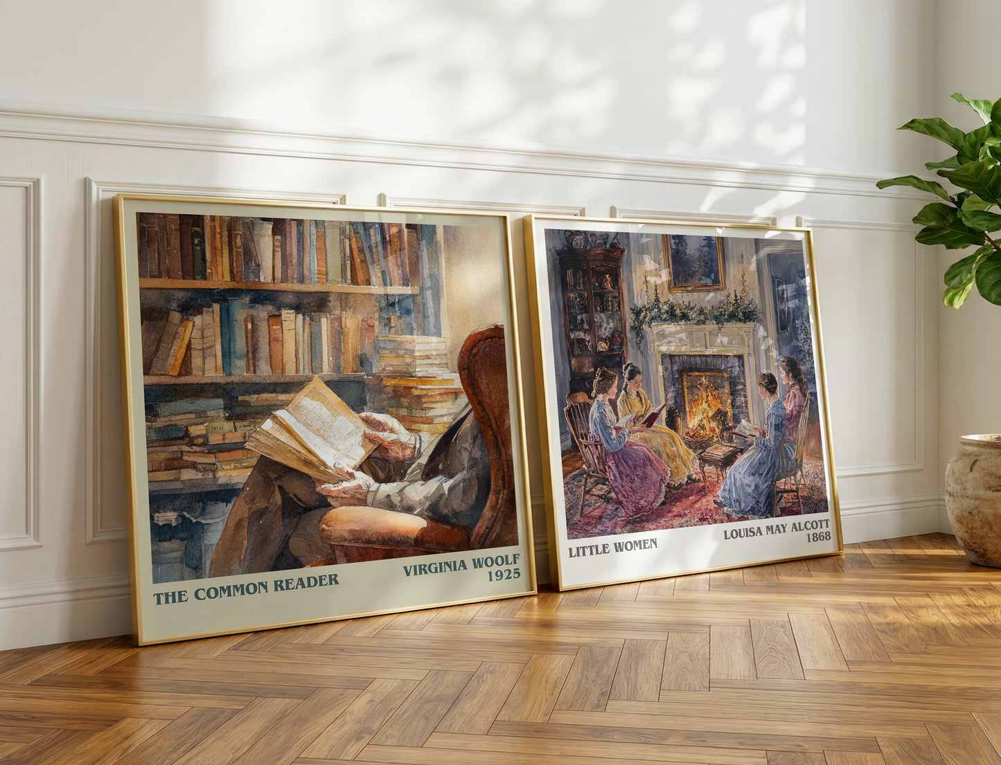 The Common Reader book poster packaging – museum-quality print rolled in protective tube