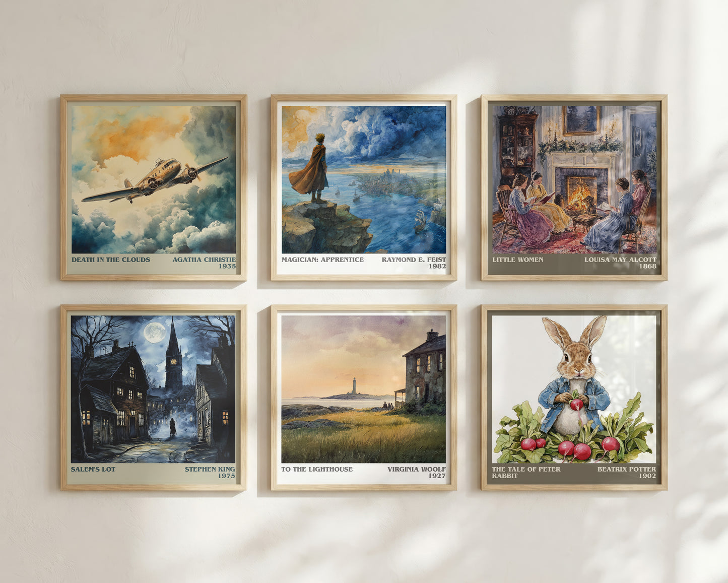To the Lighthouse literary book poster framed on wall – non fiction wall art