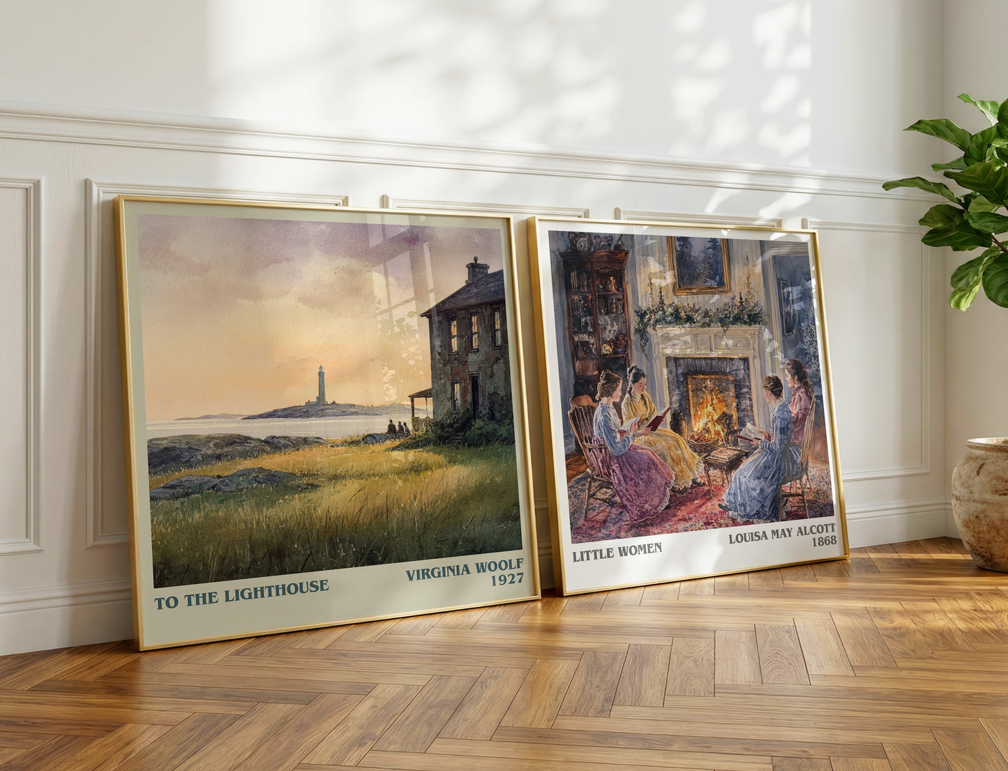 To the Lighthouse book poster packaging – museum-quality print rolled in protective tube