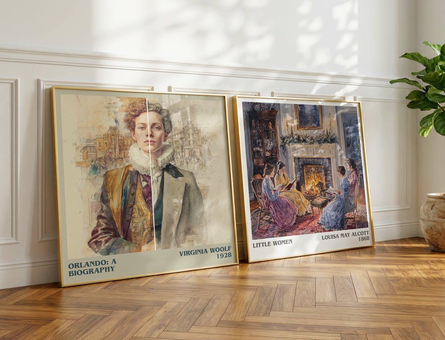 Orlando: A Biography book poster packaging – museum-quality print rolled in protective tube