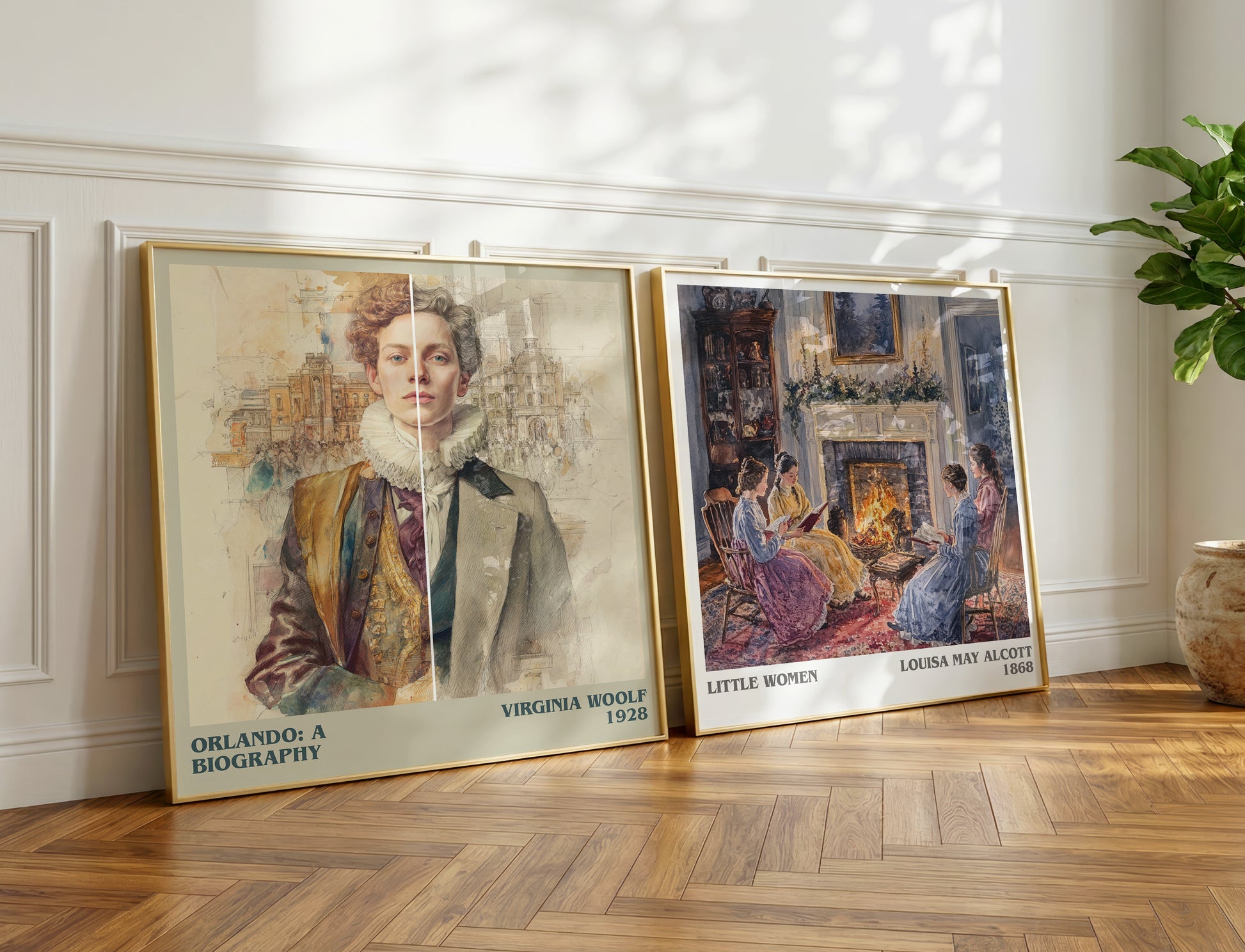Orlando: A Biography book poster packaging – museum-quality print rolled in protective tube