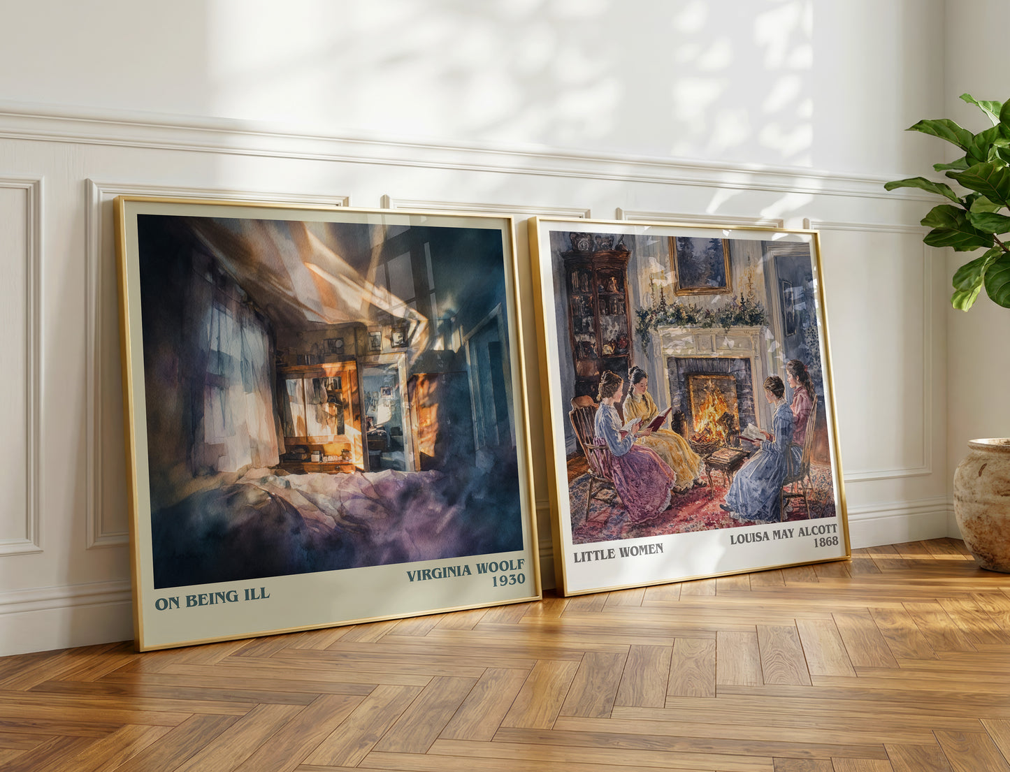 On Being Ill book poster packaging – museum-quality print rolled in protective tube
