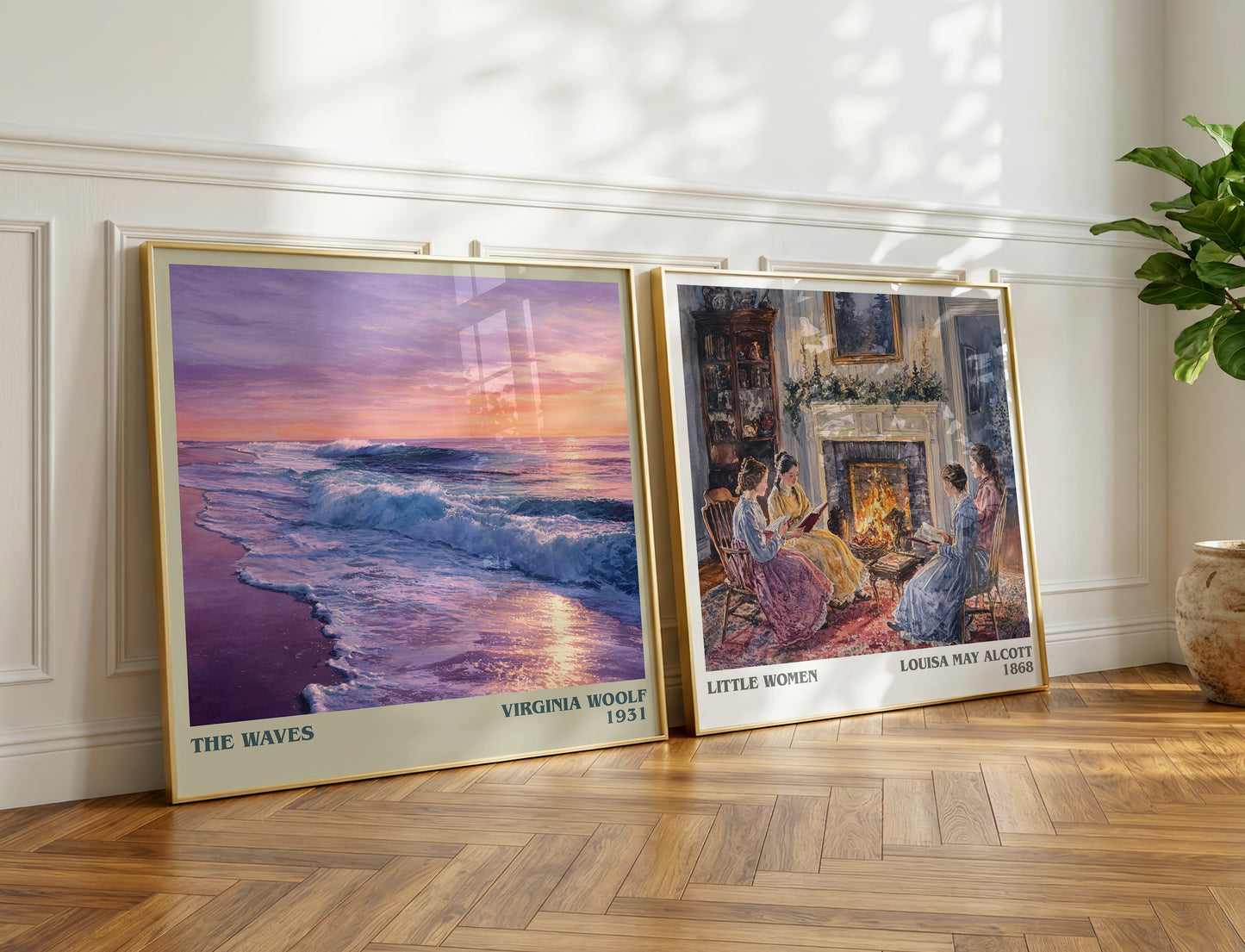 The Waves book poster packaging – museum-quality print rolled in protective tube