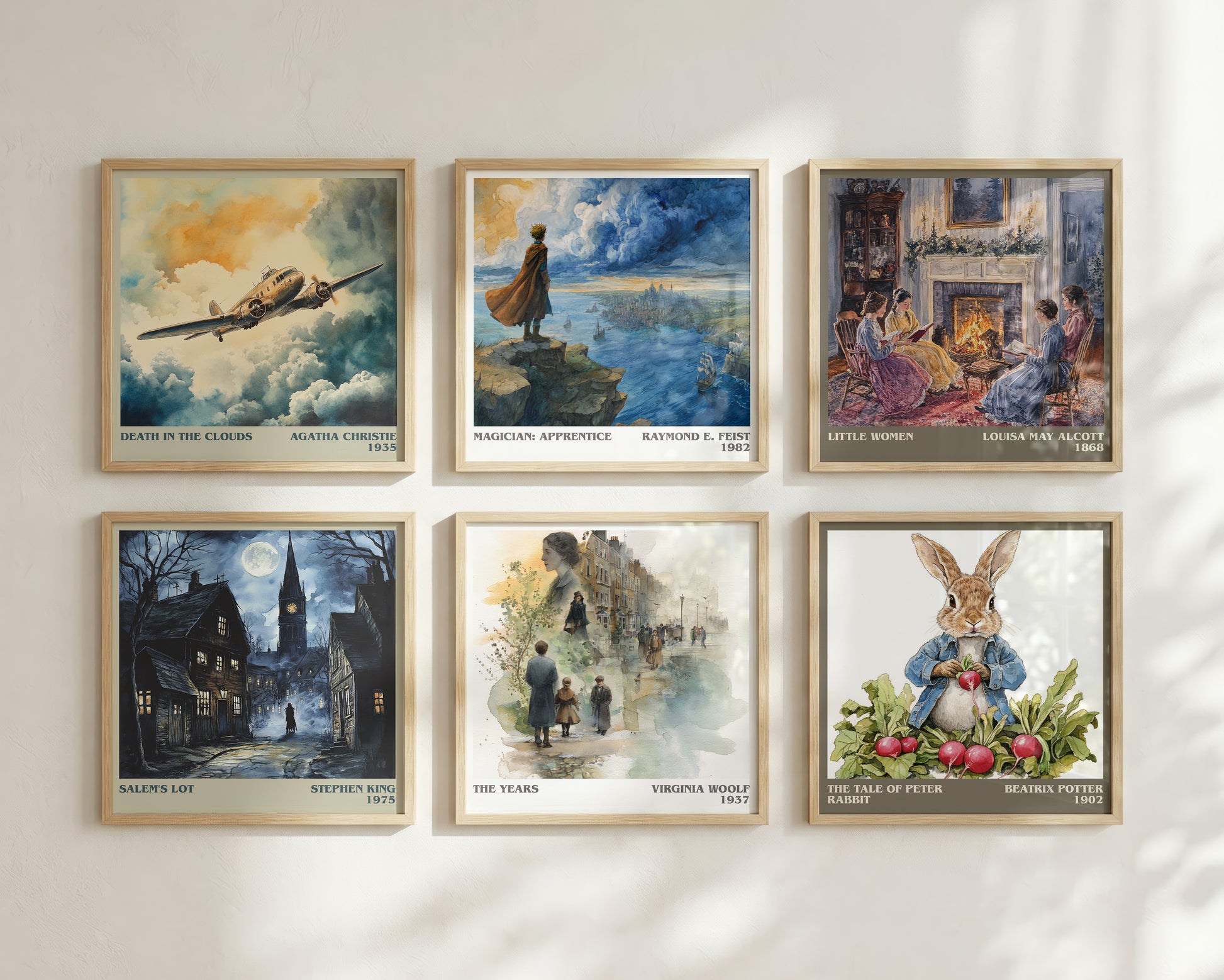 The Years literary book poster framed on wall – non fiction wall art