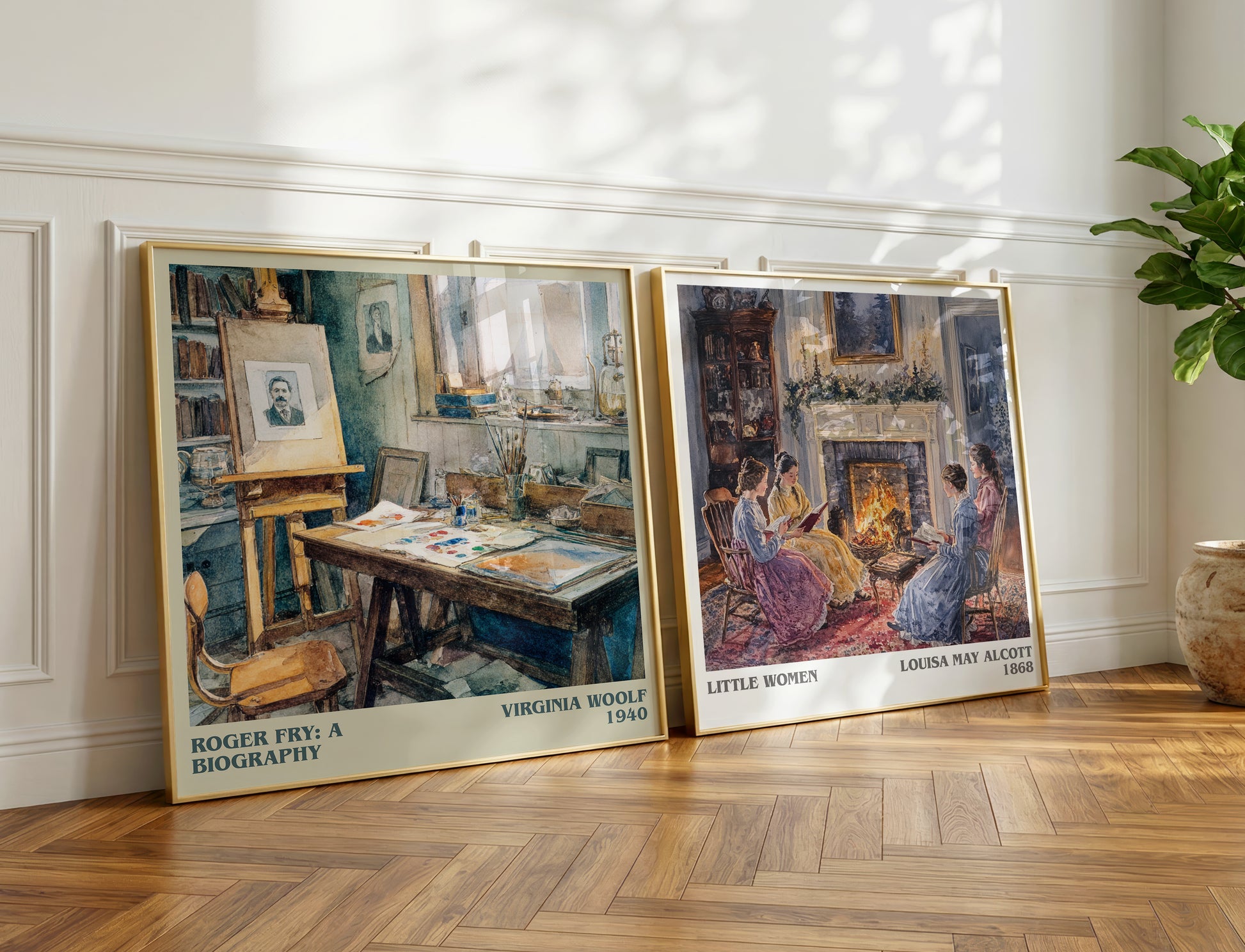 Roger Fry: A Biography book poster packaging – museum-quality print rolled in protective tube