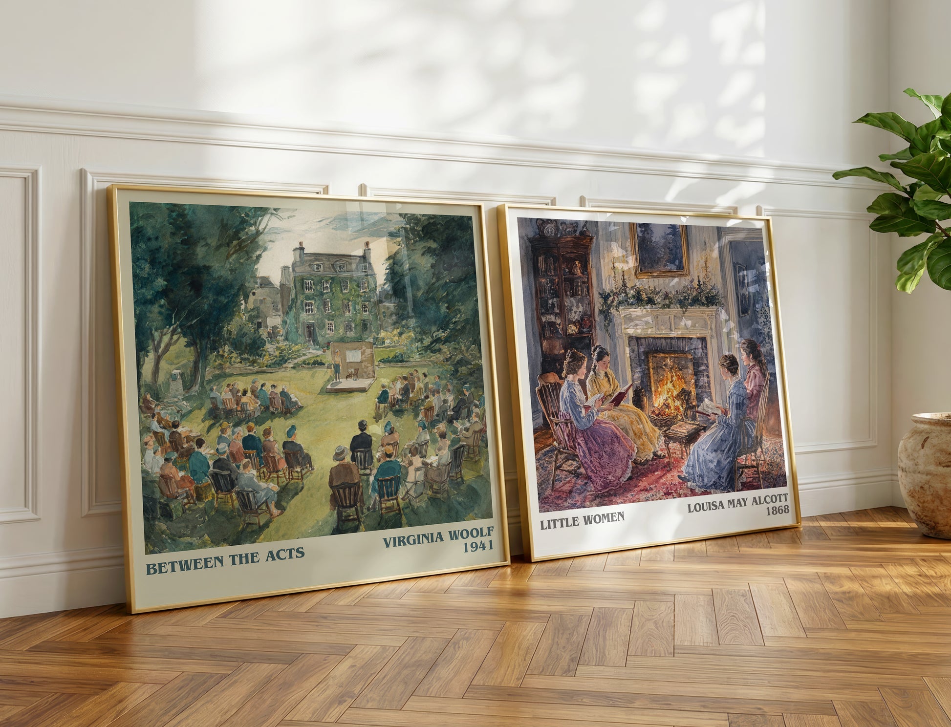 Between the Acts book poster packaging – museum-quality print rolled in protective tube