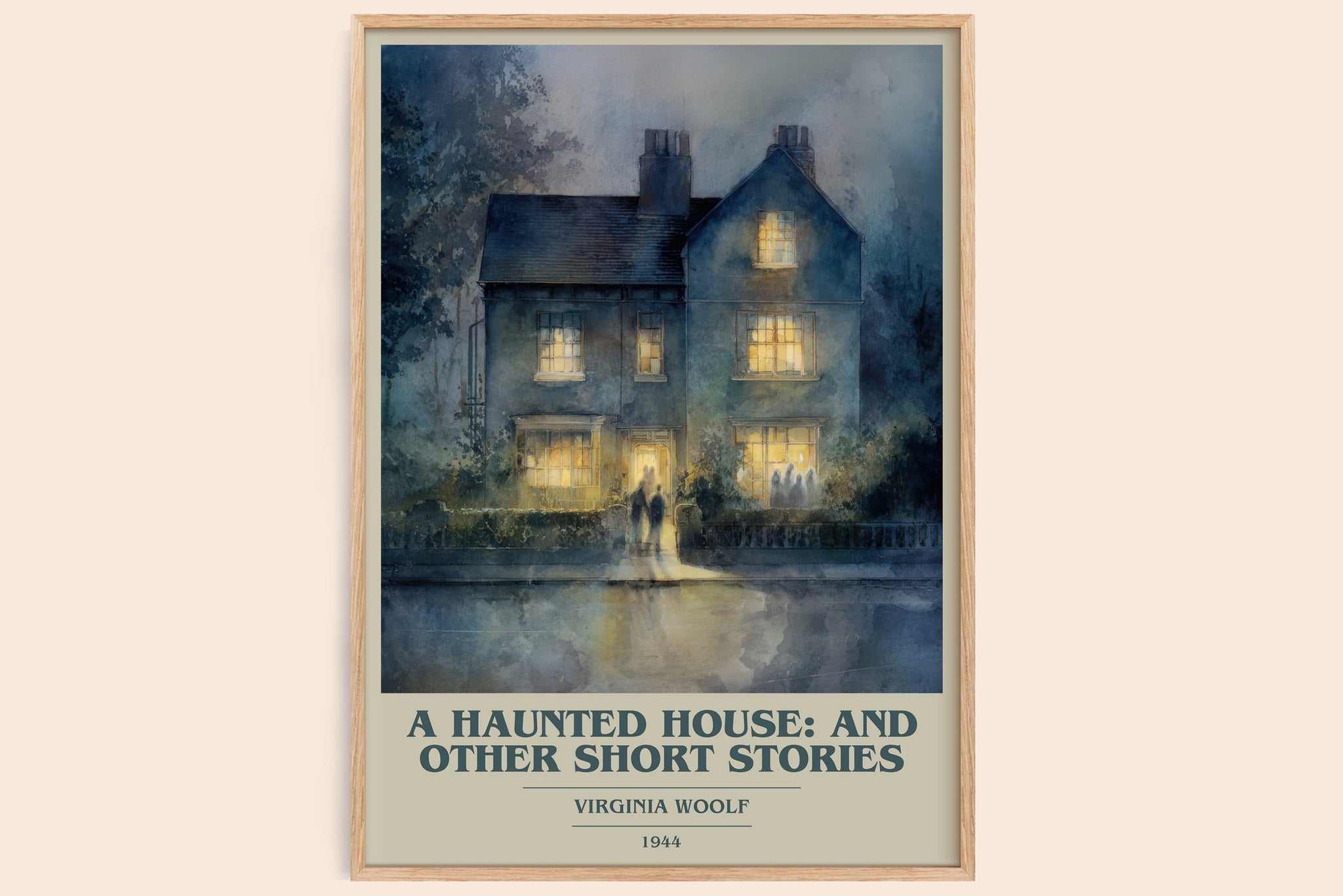Haunted House: And Other Short Stories Book Cover Poster by V. Woolf