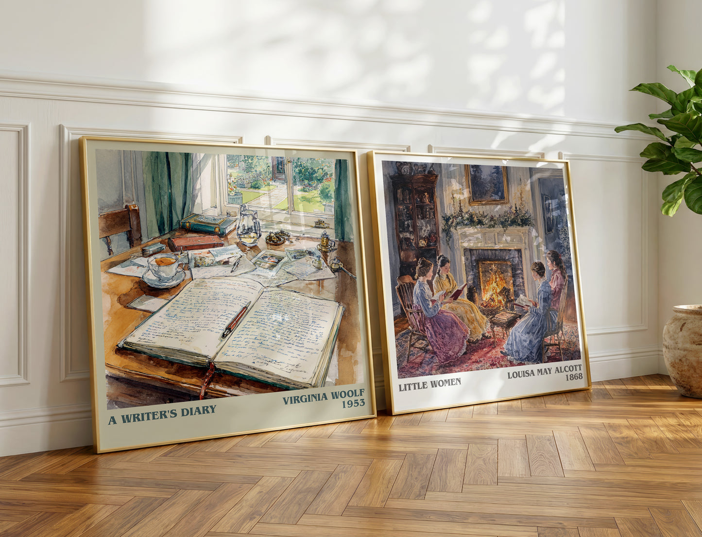 A Writer's Diary book poster packaging – museum-quality print rolled in protective tube