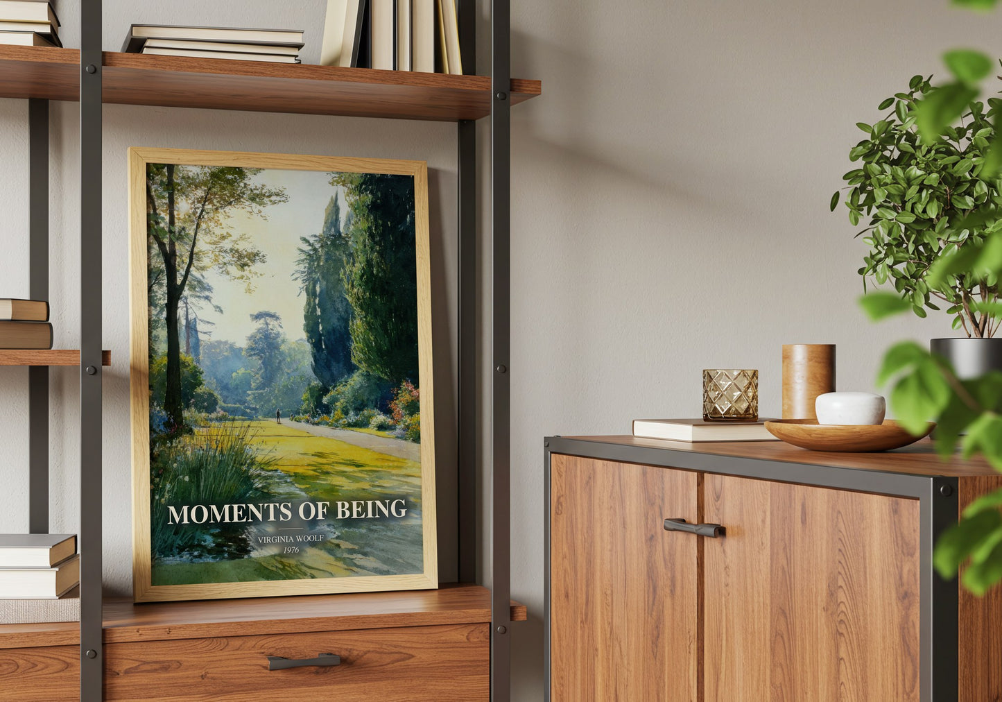 Moments Of Being book watercolour illustration paper finish options – matte satin gloss