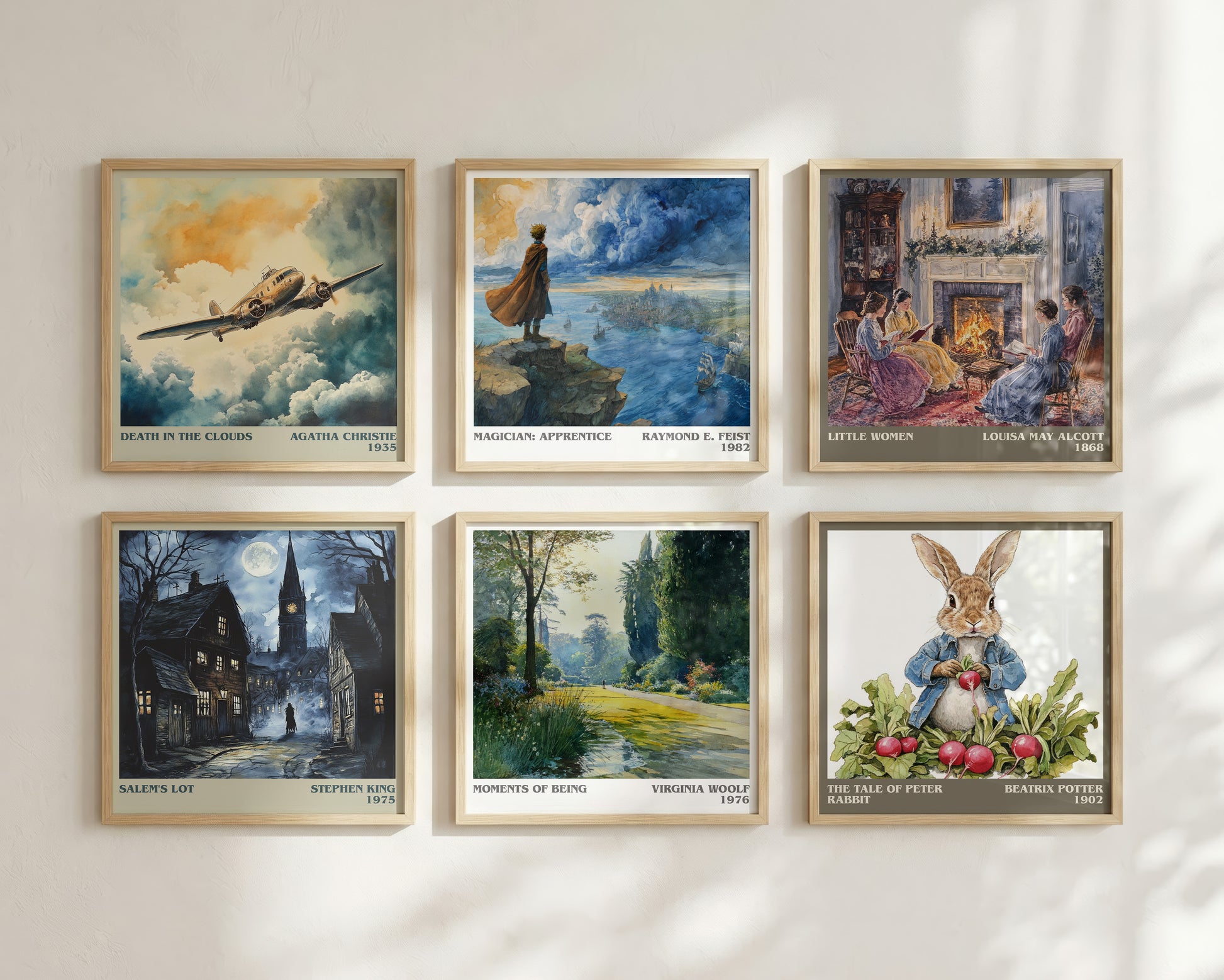 Moments of Being literary book poster framed on wall – non fiction wall art