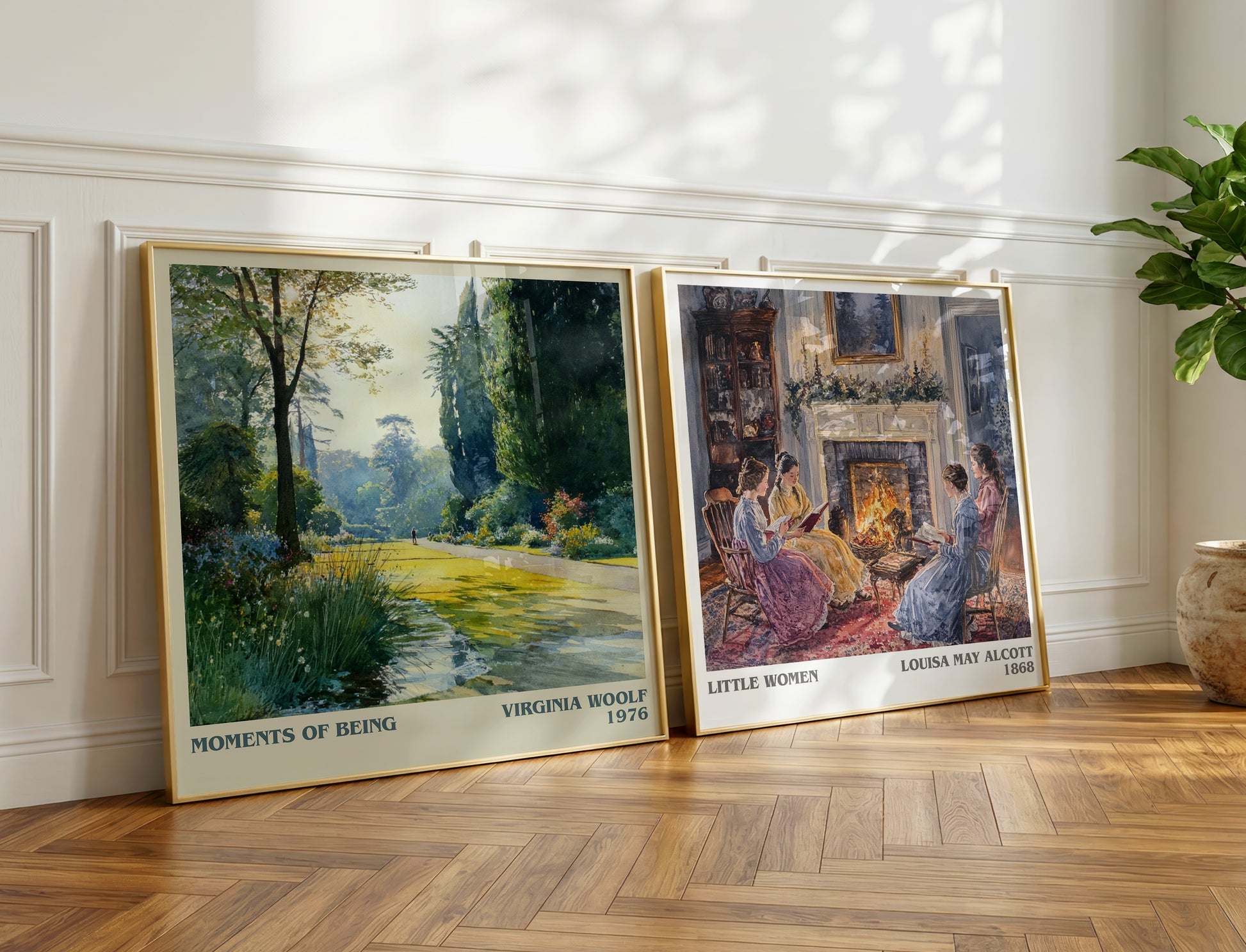 Moments of Being book poster packaging – museum-quality print rolled in protective tube