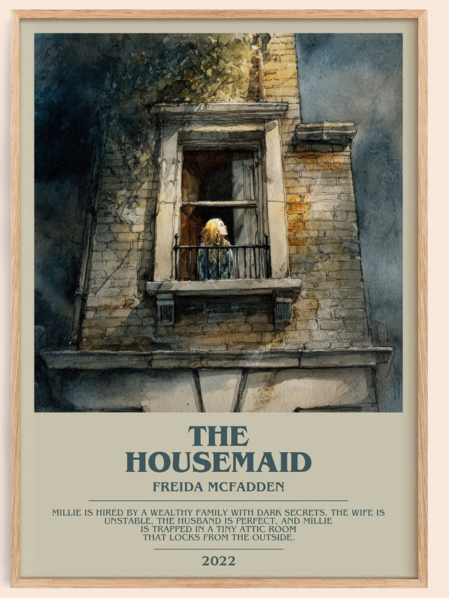 The Housemaid Bookish Wall Art by Freida Mcfadden