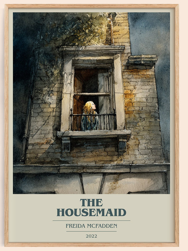 The Housemaid Book Cover Poster by Freida Mcfadden