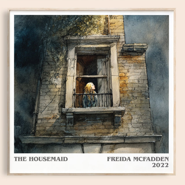 The Housemaid Literary Art Print by Freida Mcfadden