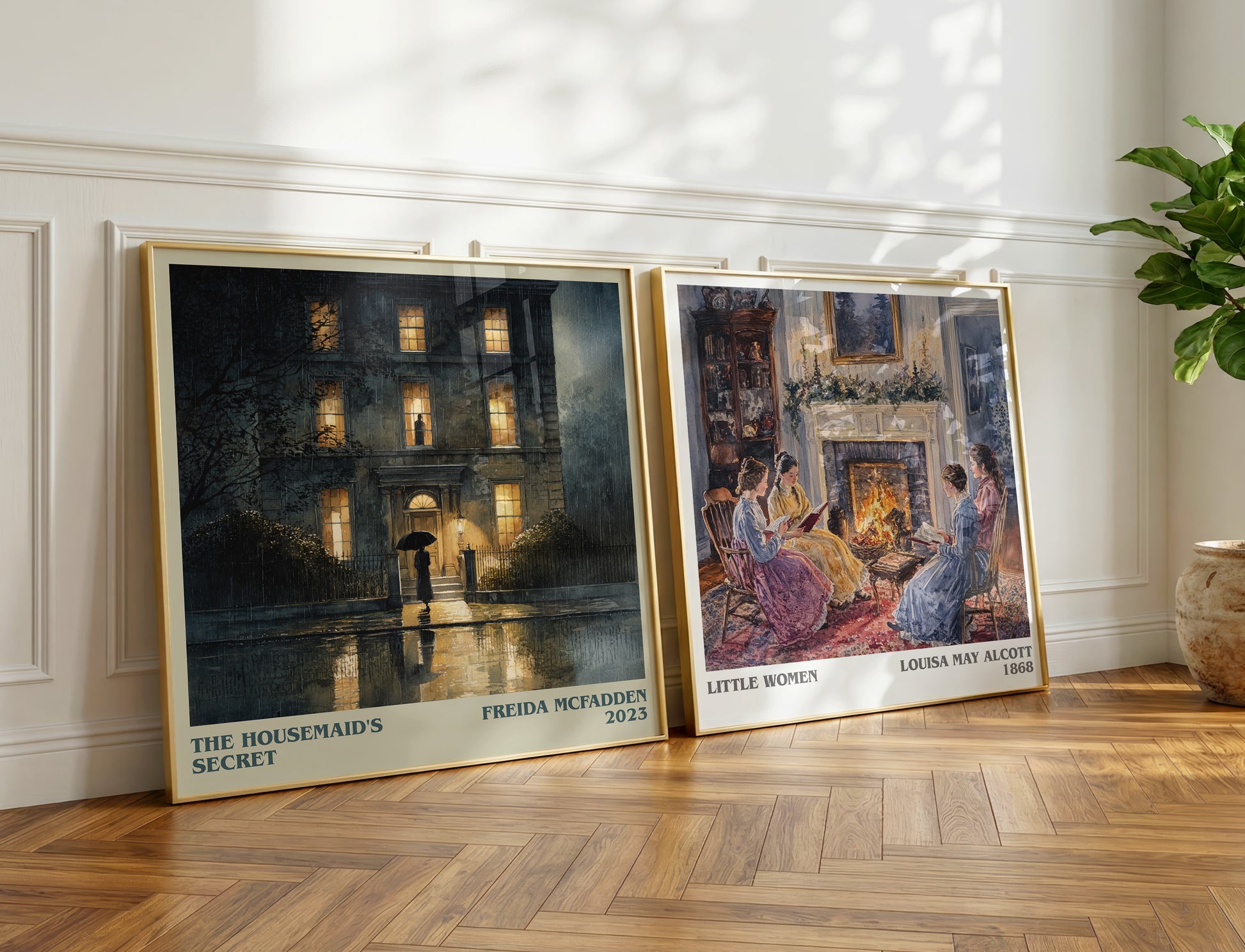 The Housemaid's Secret book poster packaging – museum-quality print rolled in protective tube