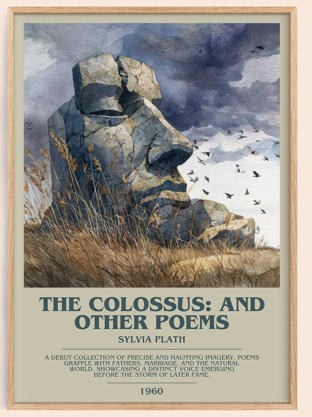 The Colossus: and Other Poems Bookish Wall Art by Sylvia Plath
