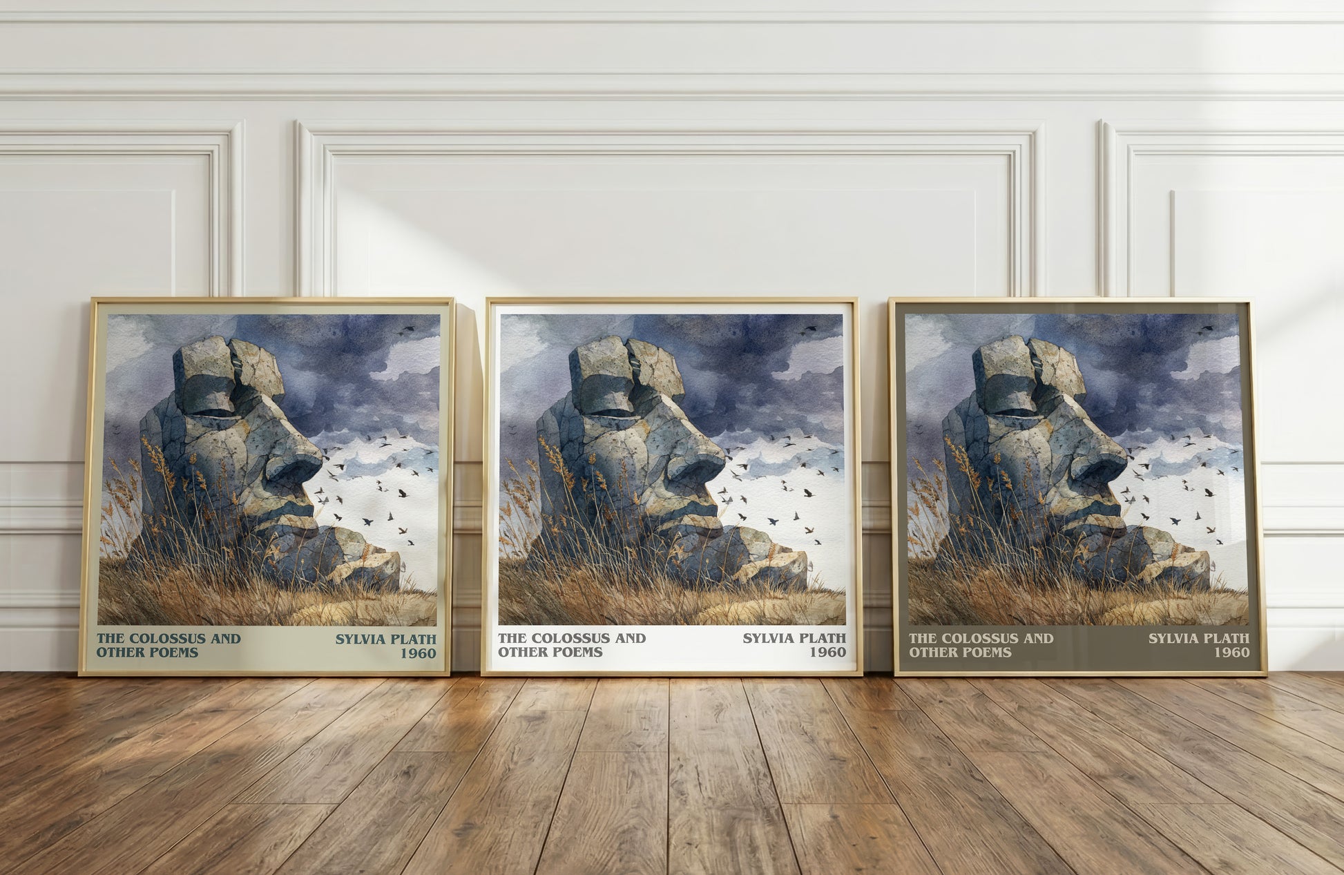 The Colossus: and Other Poems literary print framed by window – literary home decor