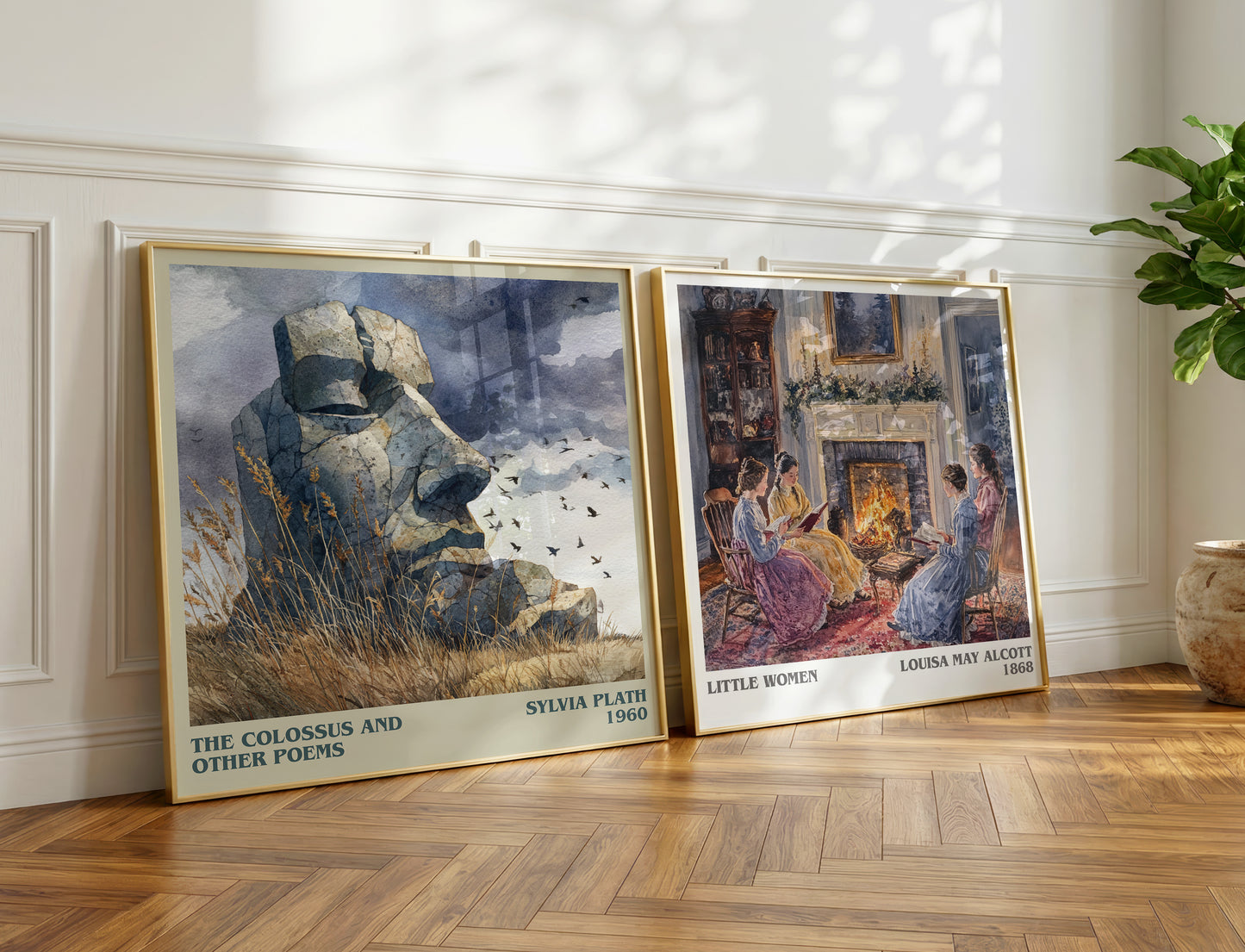 The Colossus: and Other Poems book poster packaging – museum-quality print rolled in protective tube