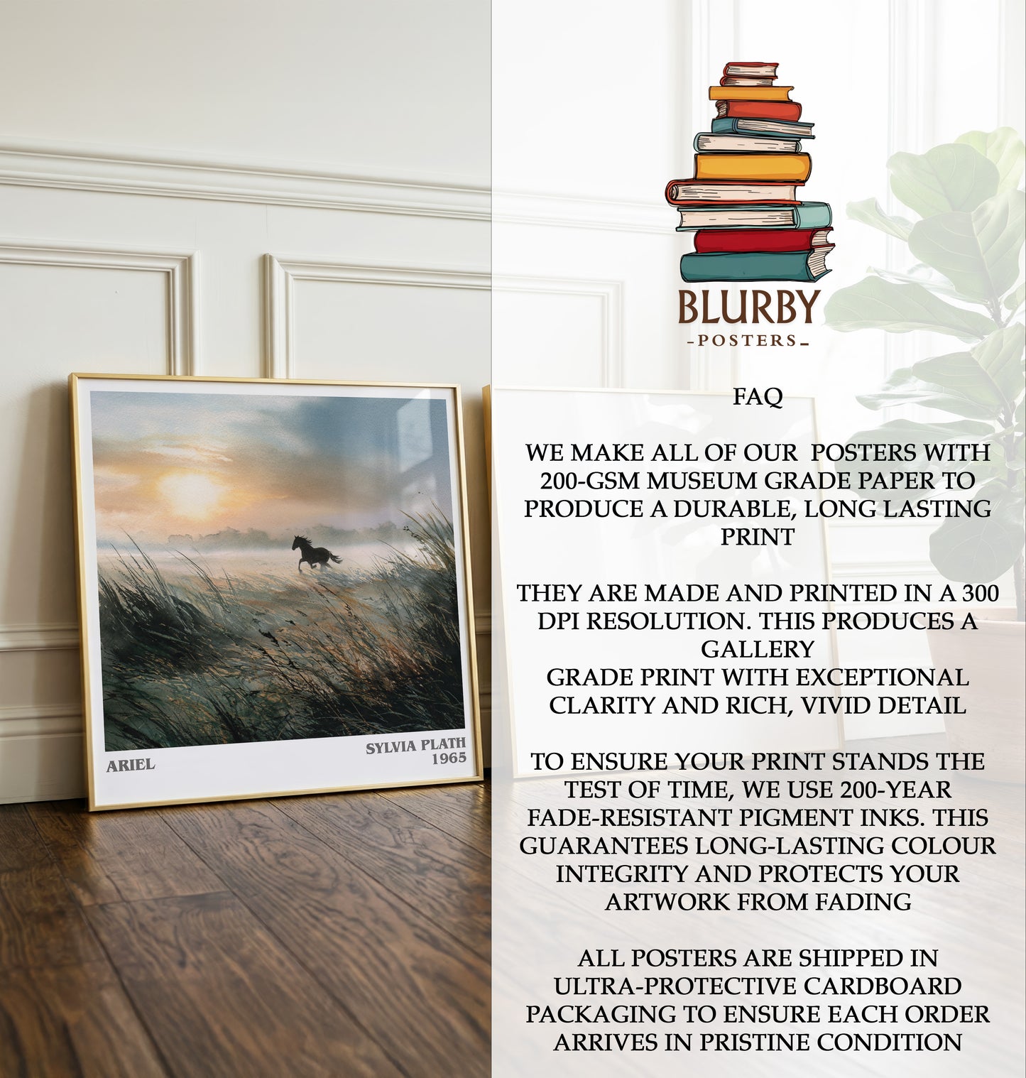 Ariel Literary Art Print by Sylvia Plath
