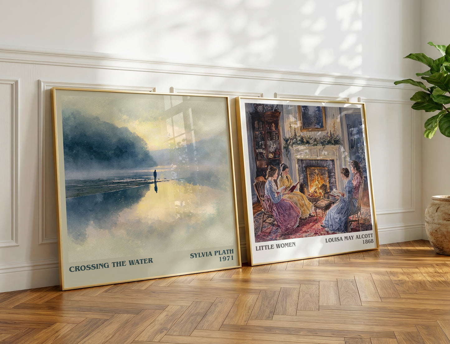 Crossing the Water book poster packaging – museum-quality print rolled in protective tube