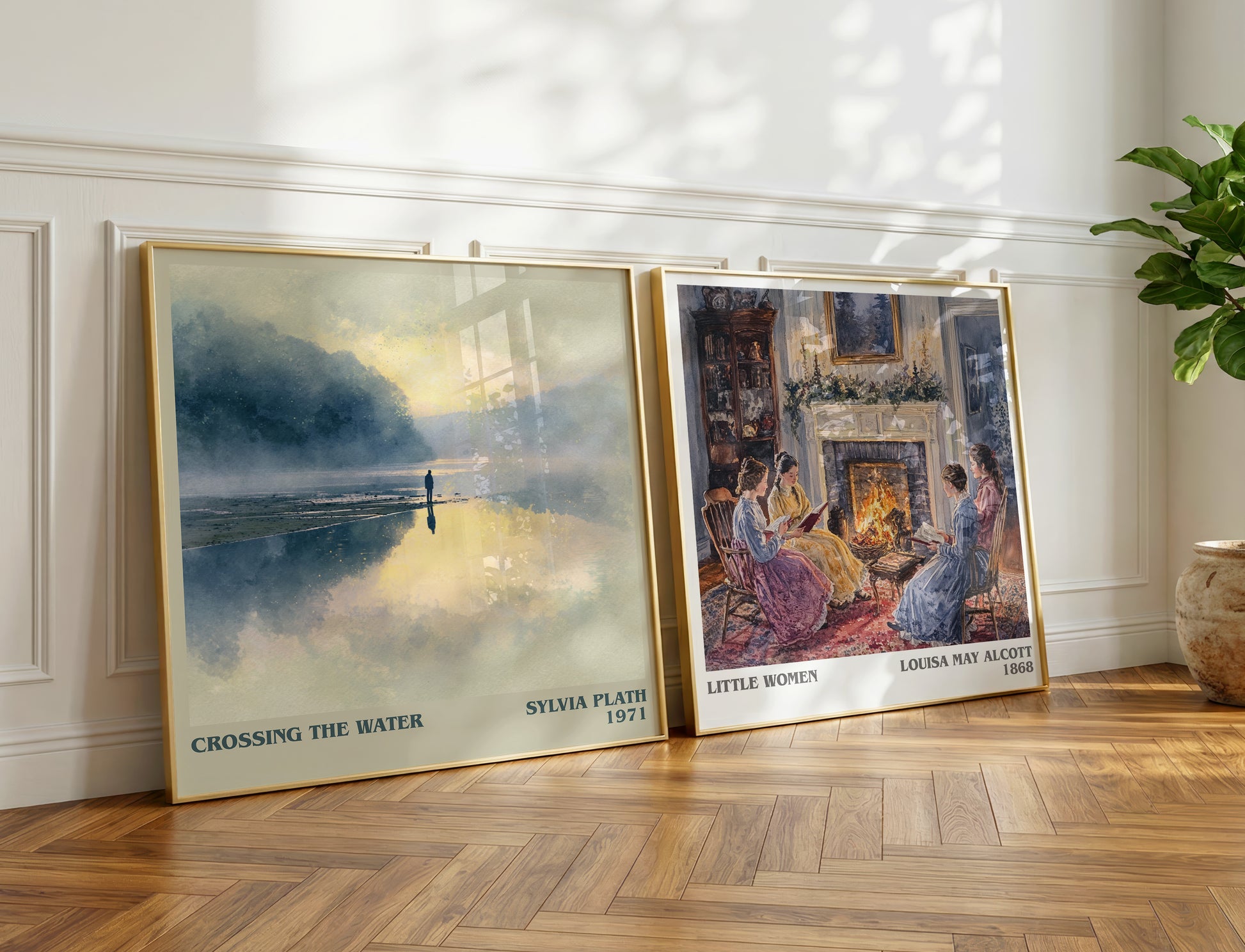 Crossing the Water book poster packaging – museum-quality print rolled in protective tube