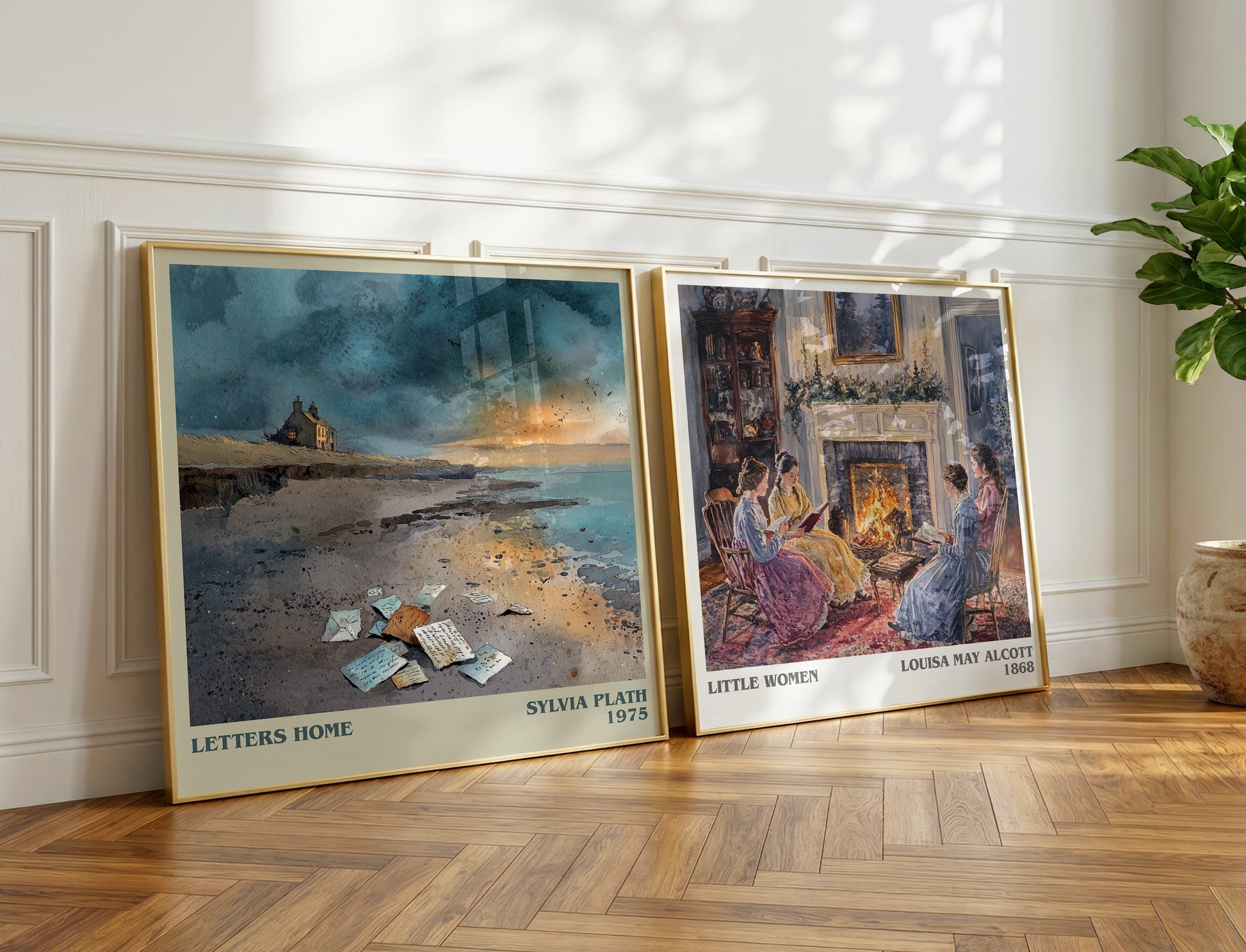 Letters Home book poster packaging – museum-quality print rolled in protective tube