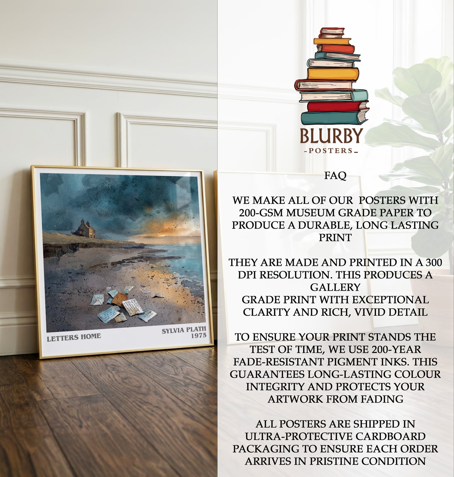Letters Home Literary Art Print by Sylvia Plath