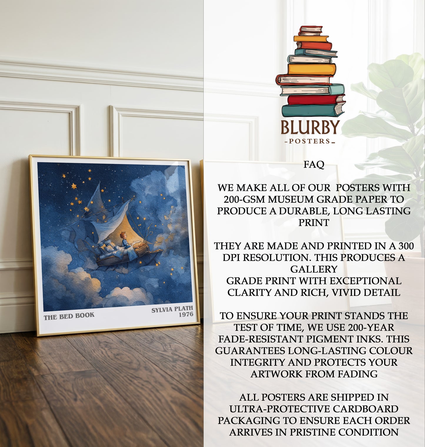 The Bed Book Literary Art Print by Sylvia Plath