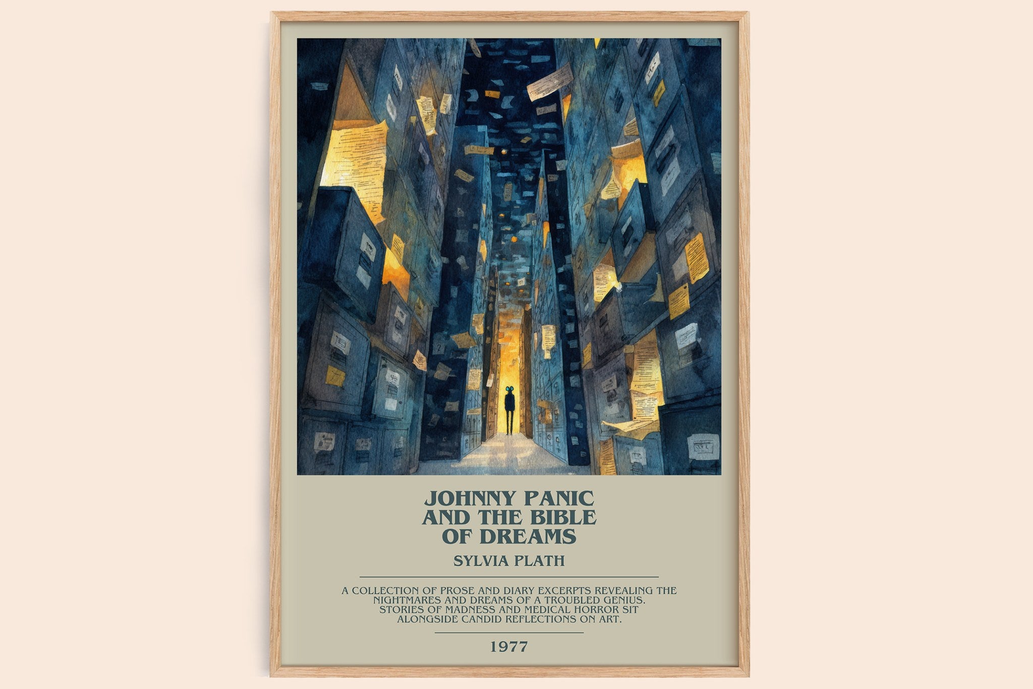 Johnny Panic And The Bible Of Dreams Bookish Wall Art by Sylvia Plath