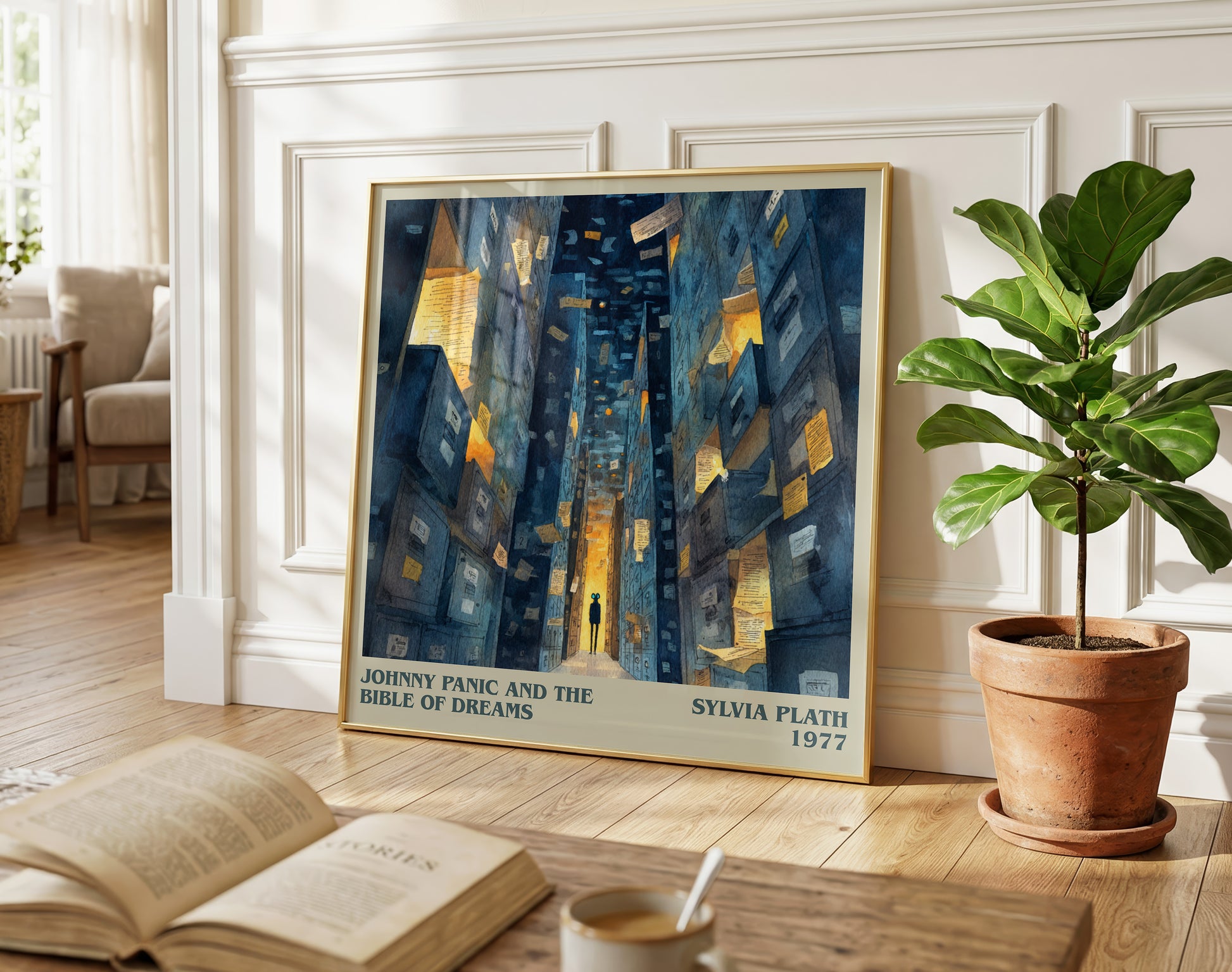 Johnny Panic And The Bible Of Dreams literary poster paired in gallery wall – literary art prints