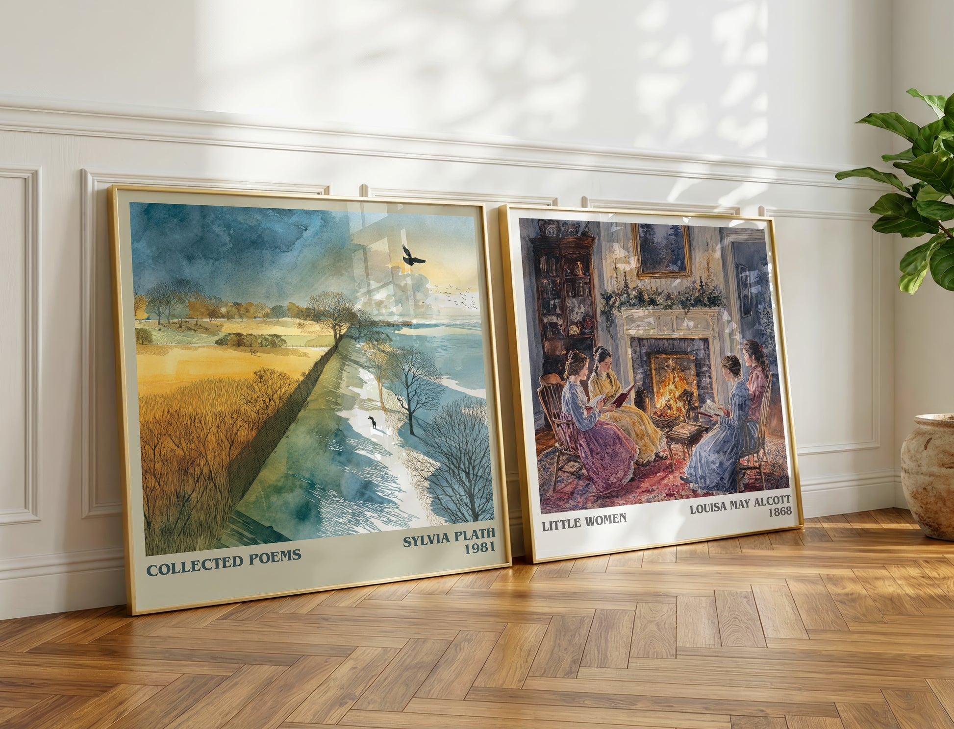 The Collected Poems book poster packaging – museum-quality print rolled in protective tube