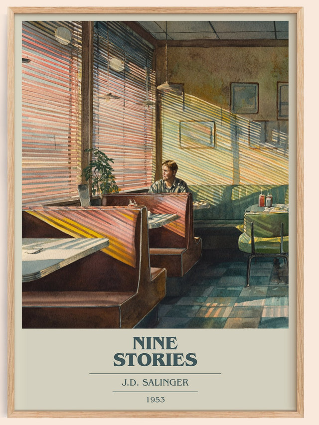Nine Stories Book Cover Poster by J. D. Salinger