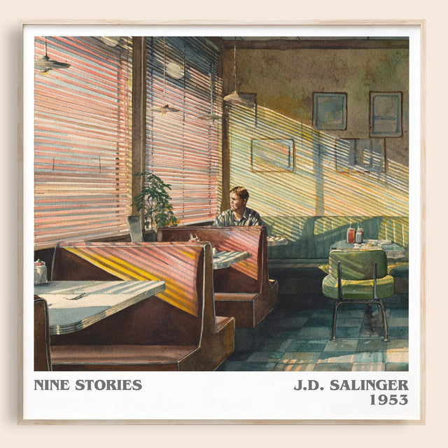 Nine Stories Literary Art Print by J. D. Salinger