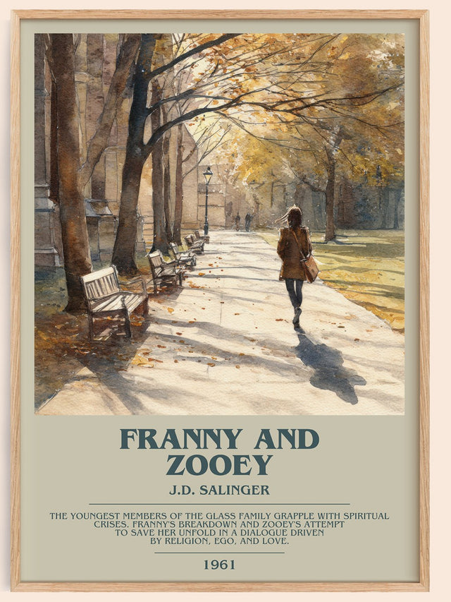 Franny and Zooey Bookish Wall Art by J.D. Salinger