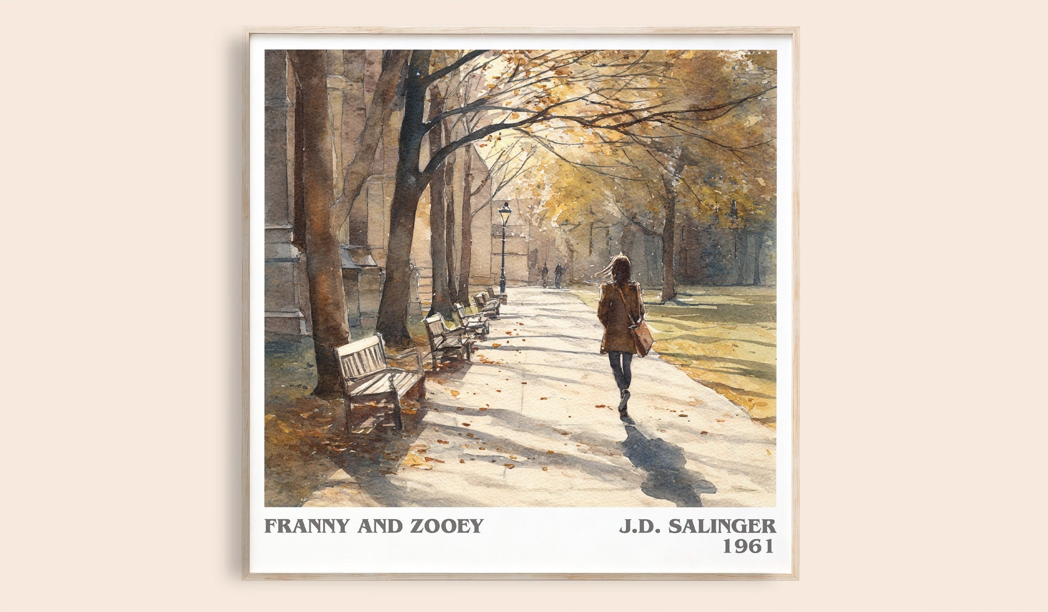 Franny and Zooey Literary Art Print by J.D. Salinger