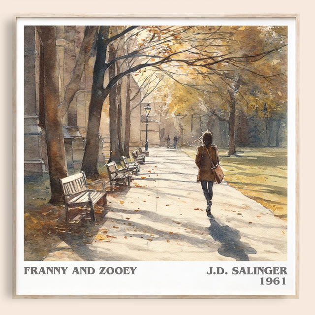 Franny and Zooey Literary Art Print by J.D. Salinger