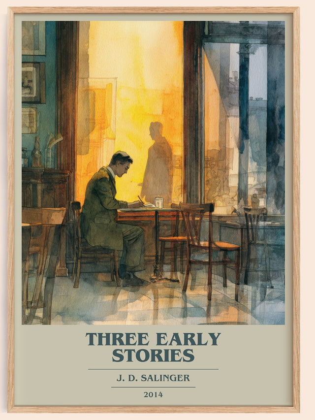 Three Early Stories Book Cover Poster by J. D. Salinger