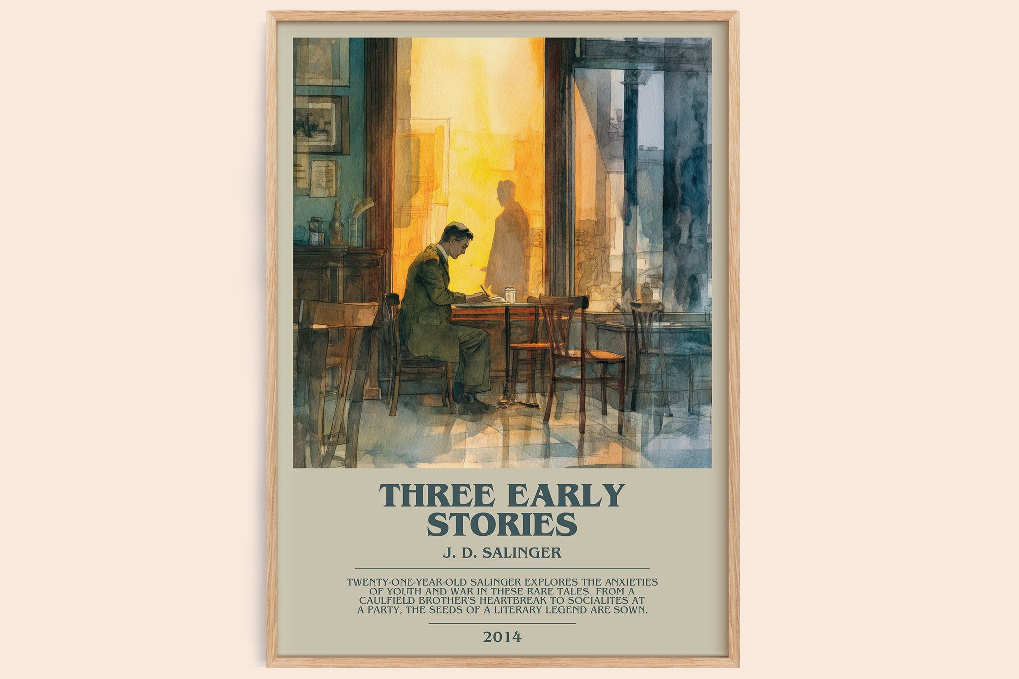 Three Early Stories Bookish Wall Art by J. D. Salinger