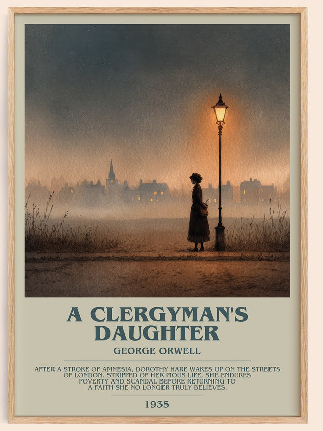 A Clergyman's Daughter Bookish Wall Art by George Orwell