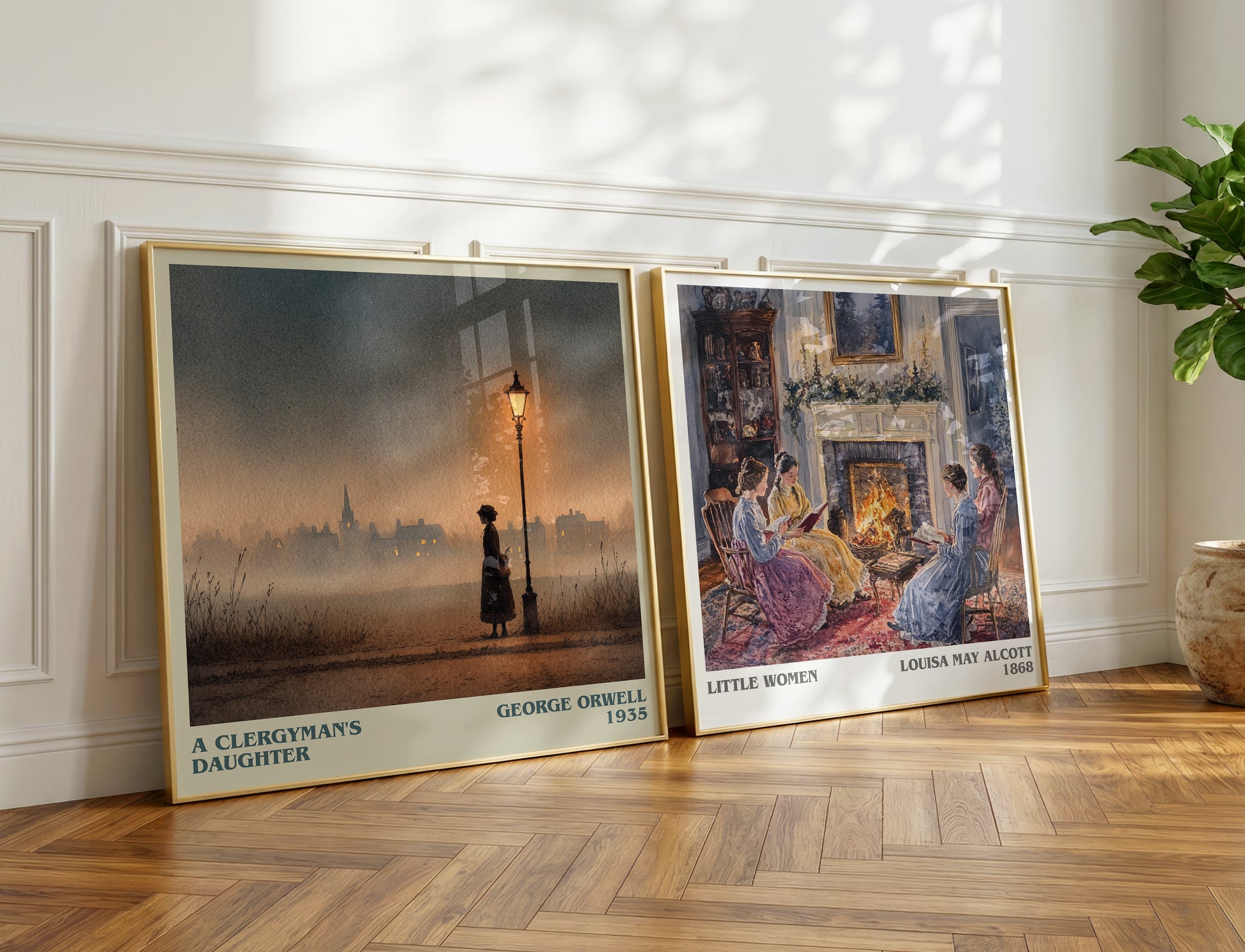 A Clergyman's Daughter book poster packaging – museum-quality print rolled in protective tube