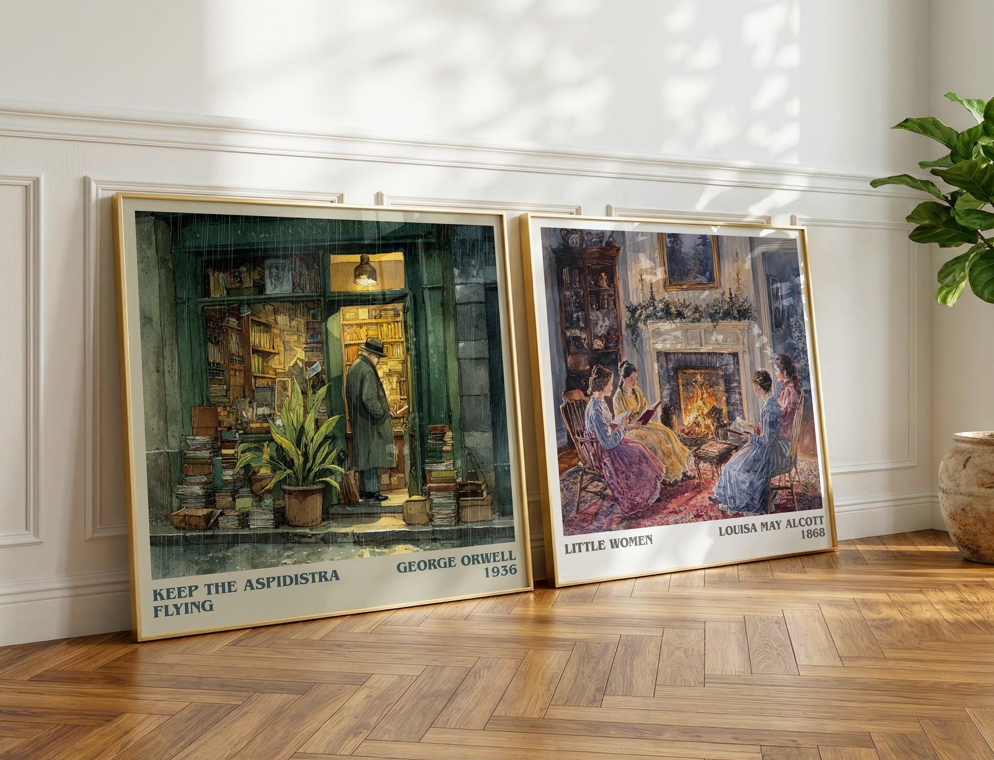 Keep the Aspidistra Flying book poster packaging – museum-quality print rolled in protective tube