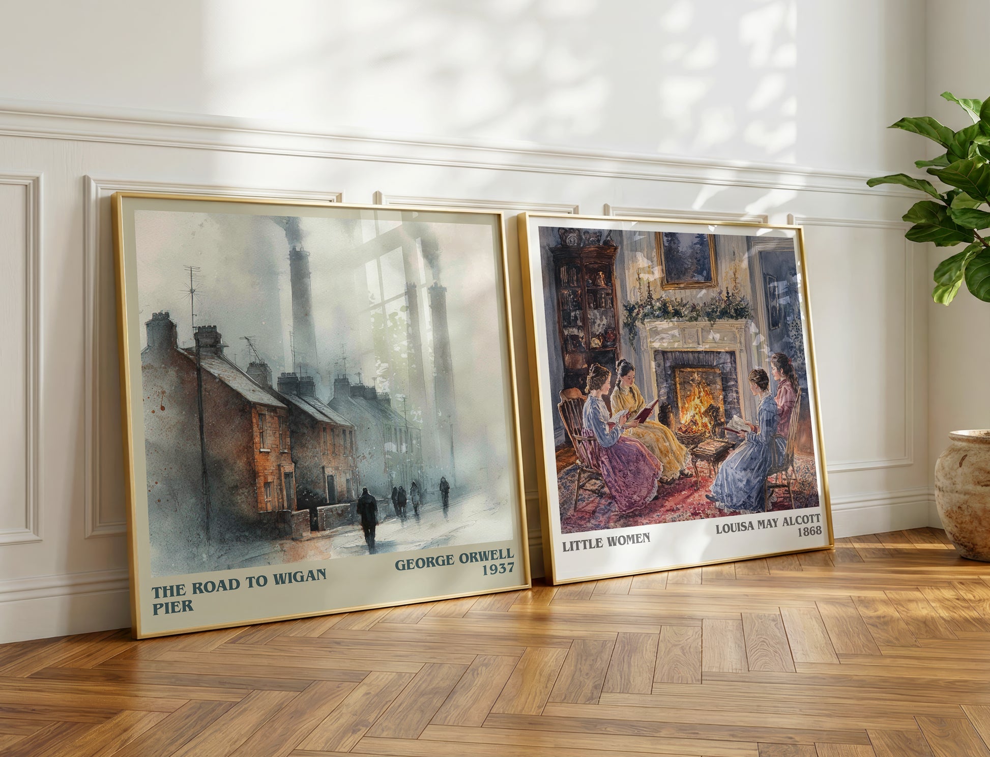 The Road to Wigan Pier book poster packaging – museum-quality print rolled in protective tube