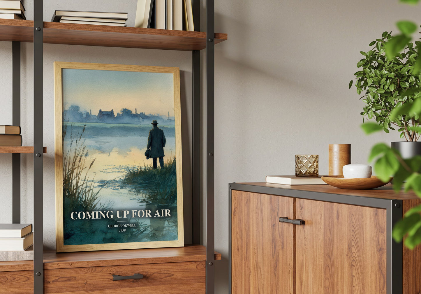 Coming Up For Air book watercolour illustration paper finish options – matte satin gloss