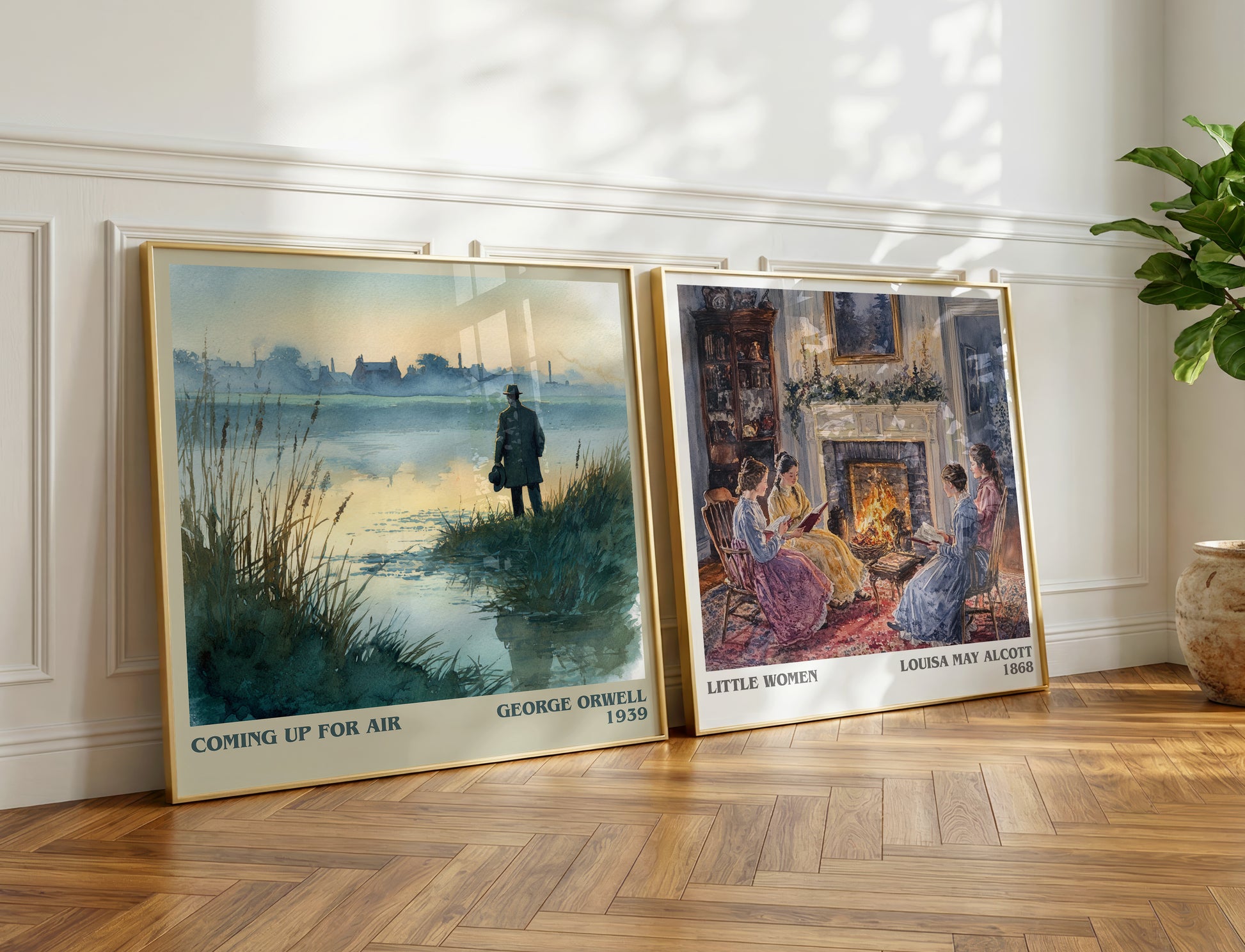 Coming Up for Air book poster packaging – museum-quality print rolled in protective tube