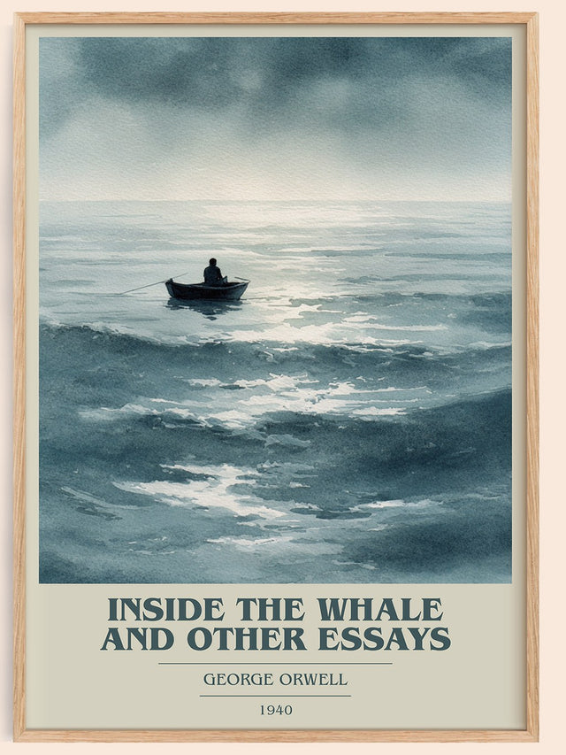Inside the Whale and Other Essays Book Cover Poster by George Orwell