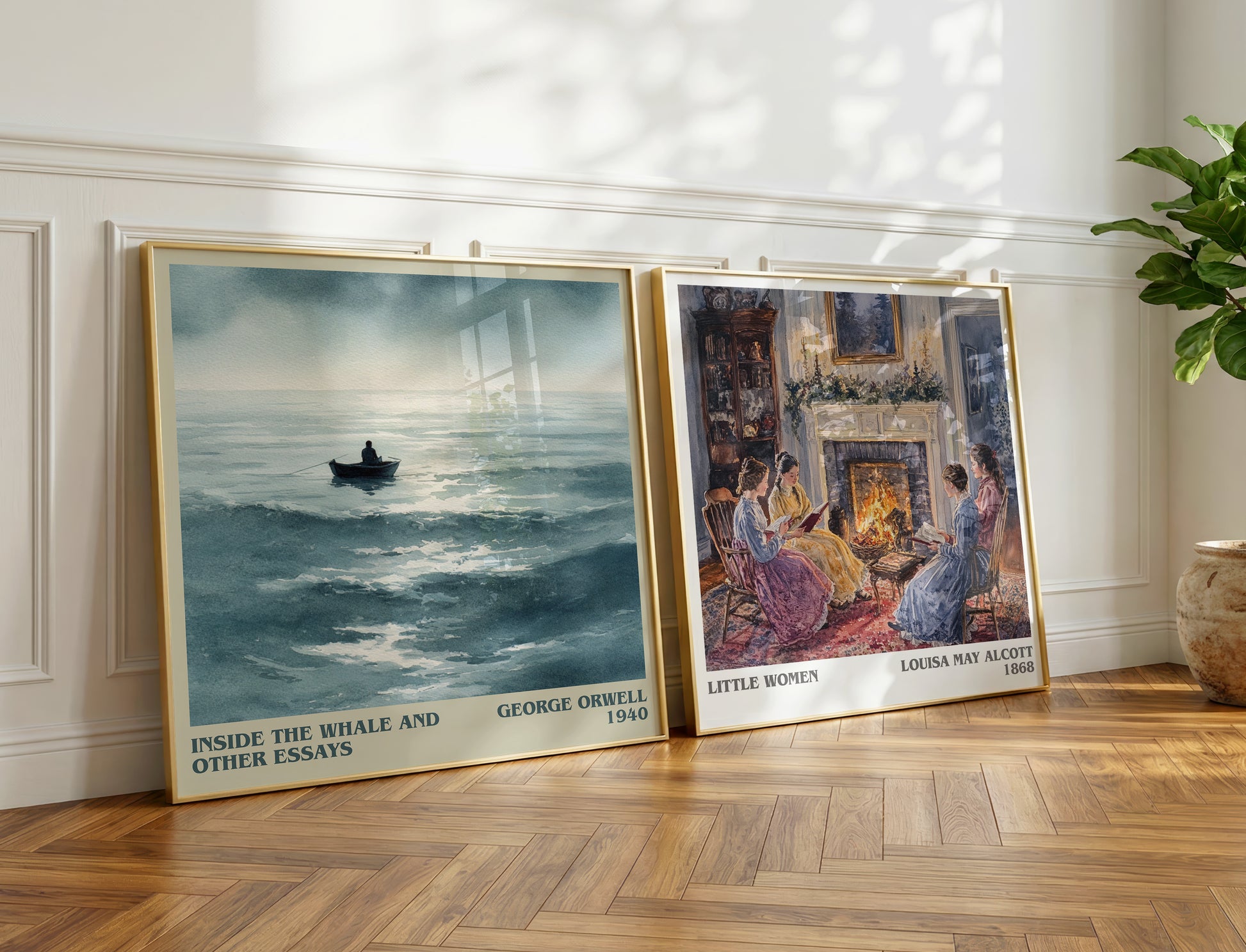 Inside the Whale and Other Essays book poster packaging – museum-quality print rolled in protective tube