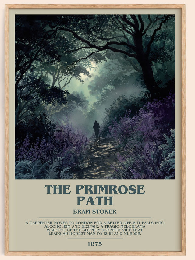 The Primrose Path Bookish Wall Art by Bram Stoker