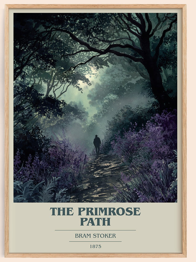The Primrose Path Book Cover Poster by Bram Stoker