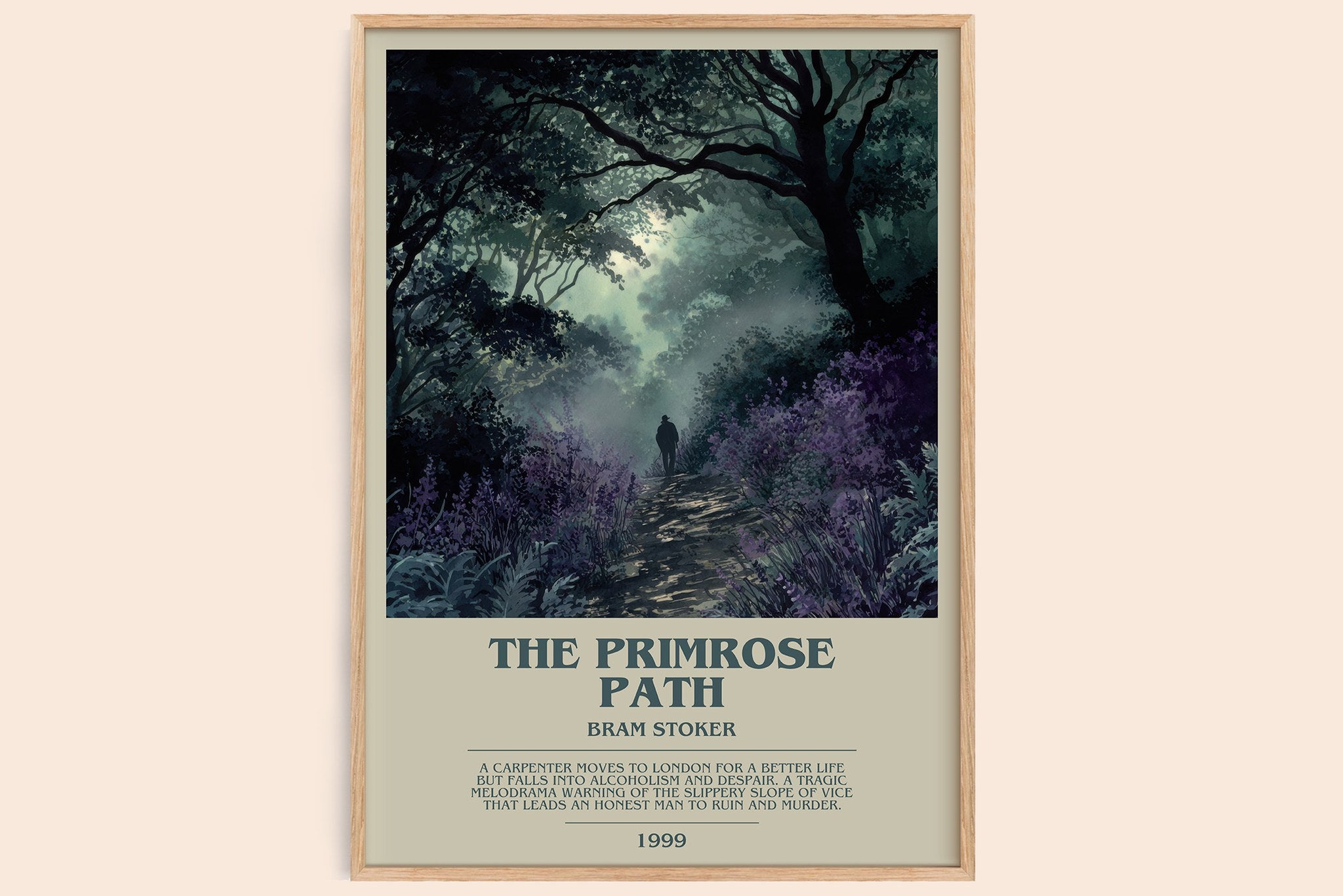 The Primrose Path Bookish Wall Art by Bram Stoker