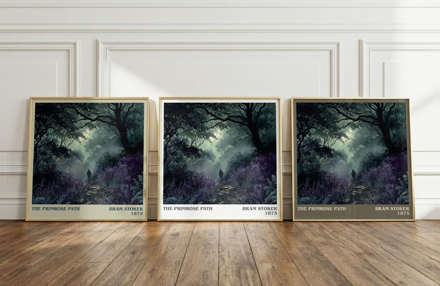 The Primrose Path literary art print colour and style options – Bram Stoker book art
